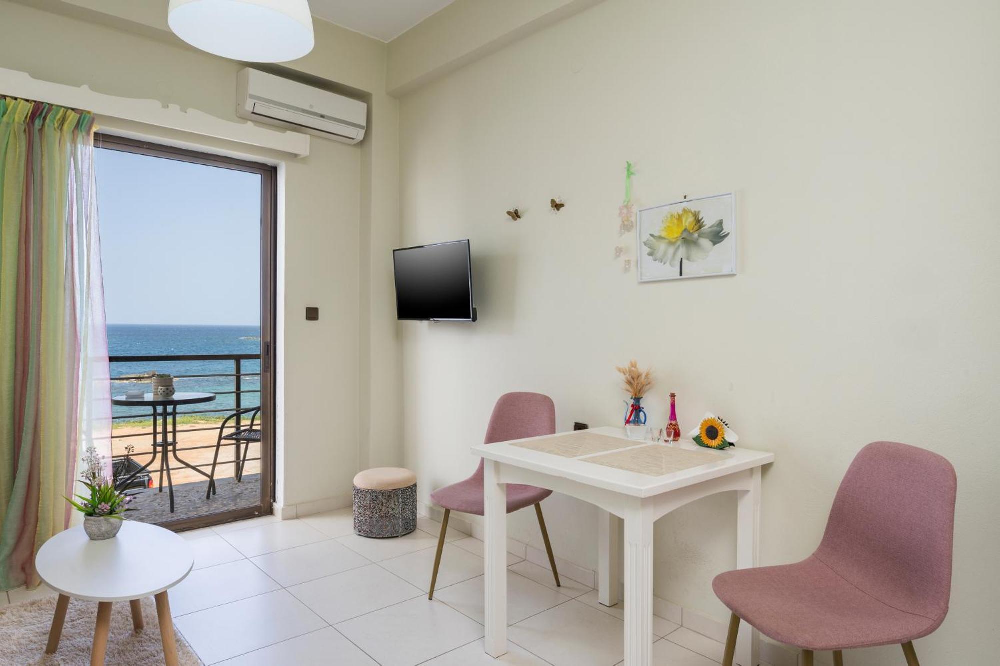 Elita Beachfront Chania  Bagian luar foto